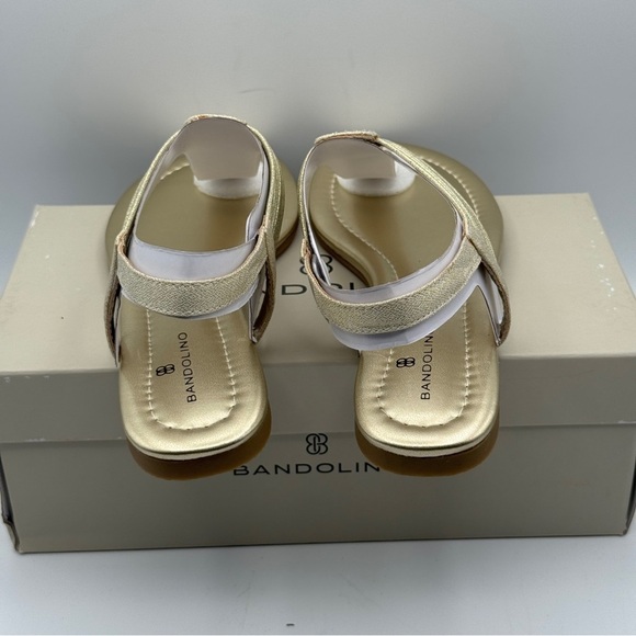 Bandolino Kayte2 Gold Sandals 7.5M - Picture 4 of 8